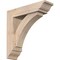 Ekena Millwork Thorton Traditional Smooth Bracket w/ Offset Brace, Douglas Fir, 5 1/2"W x 20"D x 20"H BKT0604X20X20THR01SDF - alternate 1
